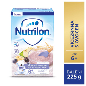 NUTRILON Pronutra® Vícezrnná kaše s ovocem 225 g, 6+