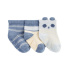 CARTER'S Ponožky Blue Panda Stripe kluk LBB 3 ks 12-24m