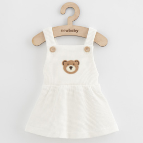 Kojenecká laclová sukýnka New Baby Luxury clothing Laura bílá Bílá 74 (6-9m)