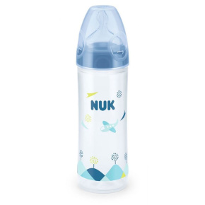 Kojenecká láhev NUK LOVE 250 ml, 6-18 m modrá Modrá 