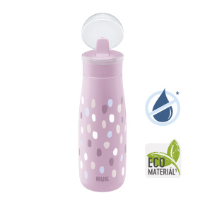 NUK Láhev Mini-Me Flip - růžová 450ml, 12m+