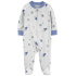 CARTER'S Overal na zip Sleep&Play Gray Planet kluk NB/vel. 56