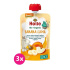 3x HOLLE Banana lama Bio ovocné pyré banán, jablko, mango, meruňka, 100 g (6 m+)