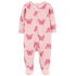 CARTER'S Overal na zip Sleep&Play Pink Butterfly holka 6m/vel. 68