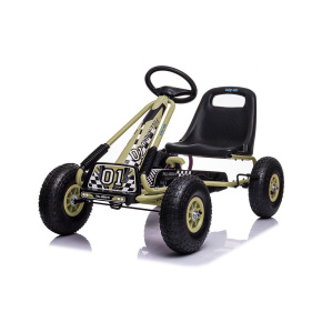 Dětská šlapací motokára Go-kart Baby Mix Razor zelená Zelená 