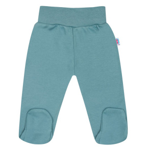 Kojenecké polodupačky New Baby Classic II blankytně modré Modrá 80 (9-12m)