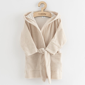 Dětský froté župan New Baby Comfortably beige Béžová 116/122