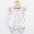 Kojenecké body bez rukávů New Baby Classic II hvězdičky šedé kluk Šedá 62 (3-6m)