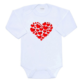 Body s potiskem New Baby Love Bílá 68 (4-6m)