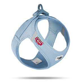 CURLI Postroj pro psy se sponou Air-Mesh Skyblue, 3XS, 1,5-3 kg