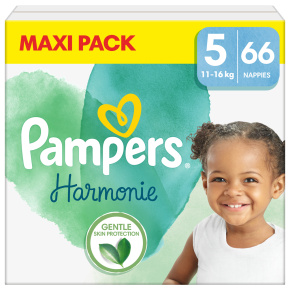 PAMPERS Pleny jednorázové Harmonie vel. 5 (66 ks) 11-16 kg