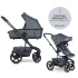 EASYWALKER Kočárek kombinovaný Harvey⁵ Premium 2v1 Mineral Grey LITE RWS