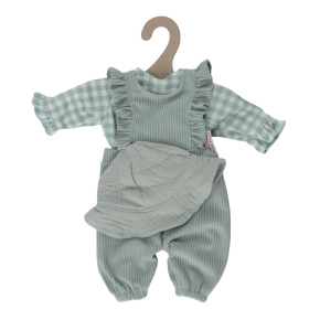 Oblečení na panenku Baby Green Check