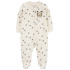 CARTER'S Overal na zip Sleep&Play Ivory Paw kluk NB/ vel. 56