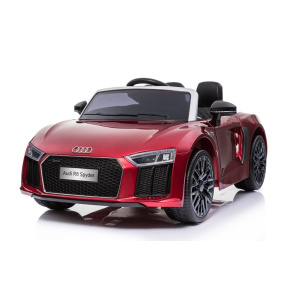 Elektrické autíčko Baby Mix Audi R8 Spyder MAXI lakované červené Červená 