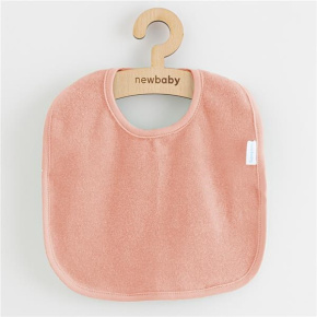 Dětský froté bryndák New Baby Comfortably pink Růžová 