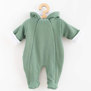 Kojenecká kombinéza s kapucí New Baby Frosty mint Zelená 80 (9-12m)