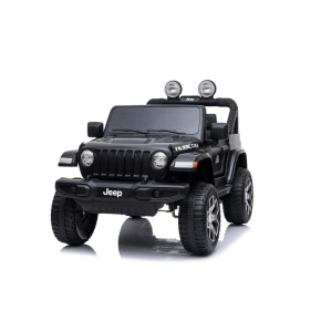 Dětské elektrické autíčko Baby Mix Jeep Wrangler Rubicon černé Černá 