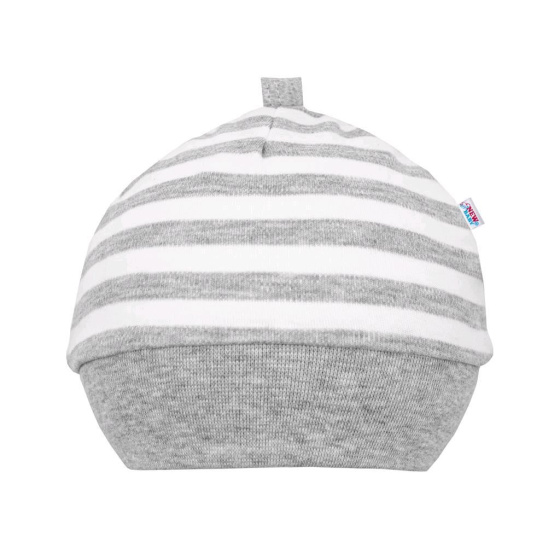 Kojenecká bavlněná čepička New Baby Zebra exclusive Bílá 80 (9-12m)