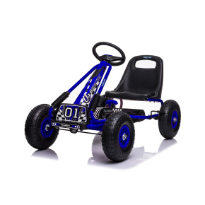 Dětská šlapací motokára Go-kart Baby Mix Razor modrá Modrá 