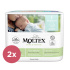 2x MOLTEX Pure&Nature Pleny jednorázové Newborn (2-4 kg) 22 ks