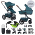 EASYWALKER Kočárek kombinovaný Harvey⁵ Premium Jade Green XXL AIR + KIDDY Evoluna i-size 2