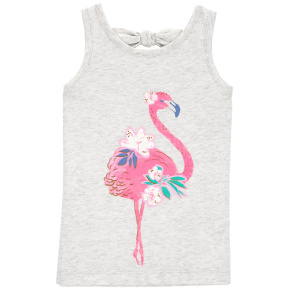 CARTER'S Triko na ramínka Pink Flamingo holka 12m