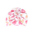 ENIE BABY Čepice dětská turban Pink Leaves dívka 3-6m