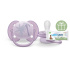 Philips AVENT Šidítko Ultrasoft Premium 0-6m fialová, 1 ks+WW Soapberry 60ks