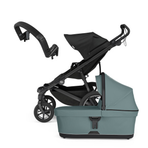 THULE Kočárek Urban Glide 4-wheel Black/Mid Blue set M