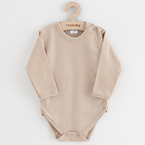 Kojenecké celorozepínací body New Baby Classic II světle béžové Béžová 50