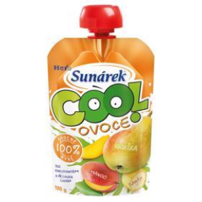 SUNAR Kapsička Cool ovoce hruška, mango, banán 120 g