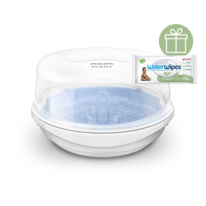 Philips AVENT Sterilizátor parný do mikrovlnky+WW Soapberry 60ks