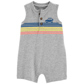 CARTER'S Overal letní Multi Stripes kluk 24m