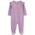 CARTER'S Overal na druky Sleep&Play Purple Floral holka 3m/vel. 62