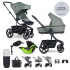 EASYWALKER Kočárek kombinovaný Harvey⁵ Agave Green XXL RWS + KIDDY Evoluna i-size 2 + základna