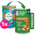 5x GERBER Organic křupky s mrkví a pomerančem 35 g, 10m+