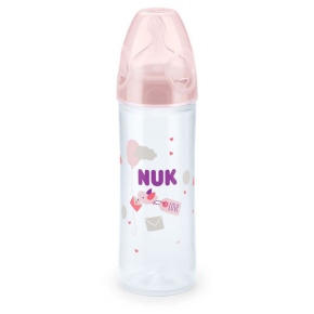 Kojenecká láhev NUK LOVE 250 ml, 6-18 m růžová Růžová 