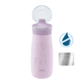 Dětská láhev NUK Mini-Me Sip nerez 300 ml purple Fialová 