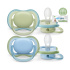 Philips AVENT Šidítko Ultra air neutral 0-6m chlapec modrá, 2ks+WW Soapberry 60ks